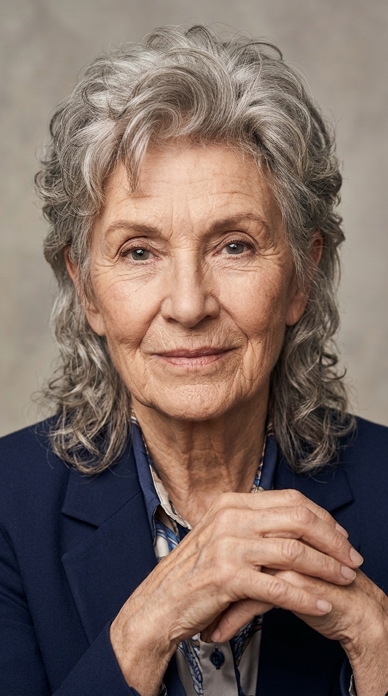 The Textured Mullet-Lite for Seniors