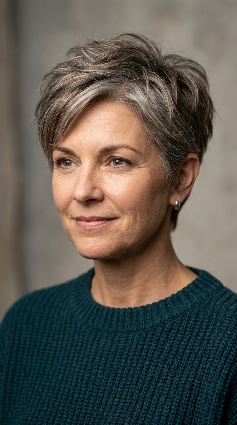 The Textured Pixie Cut