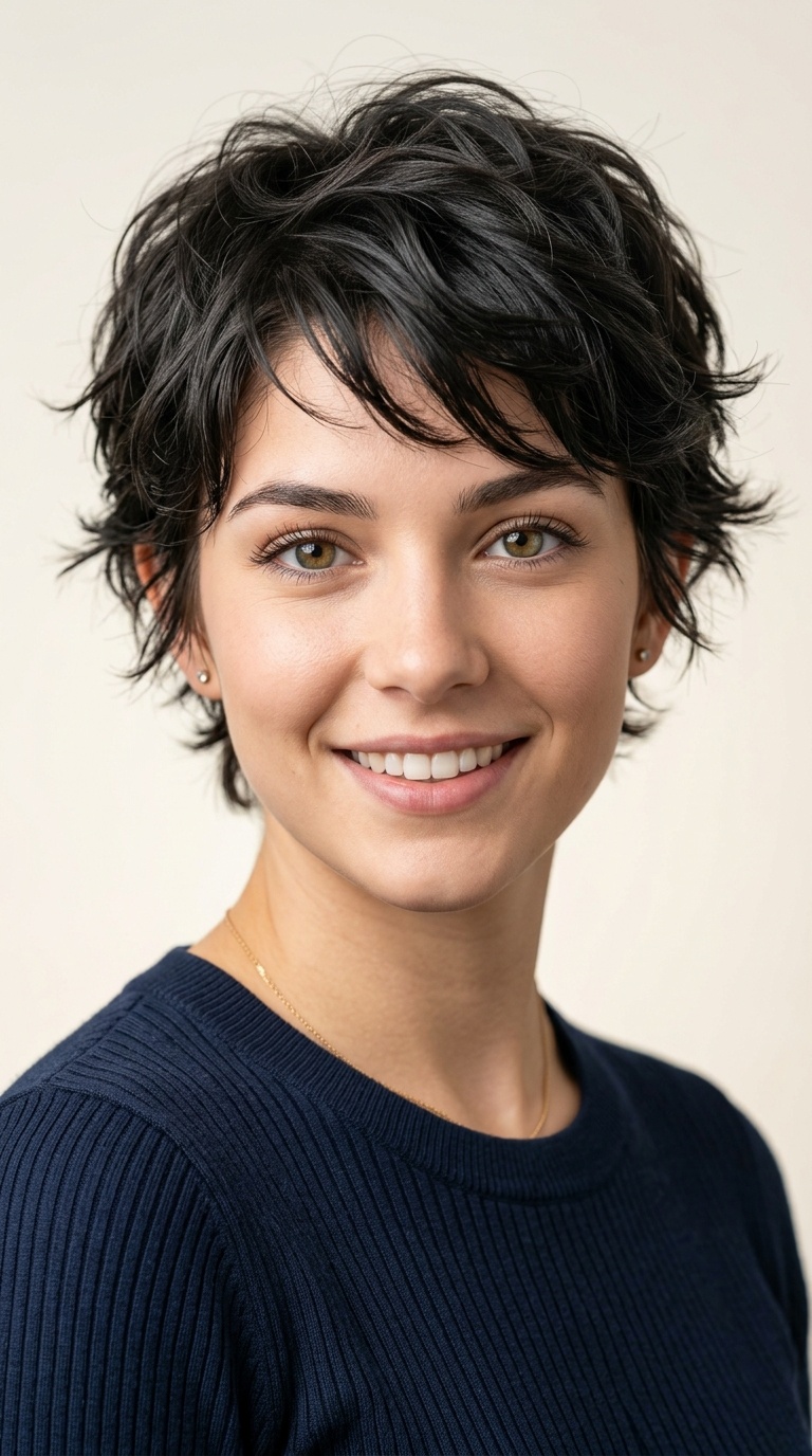 The Textured Pixie Cut