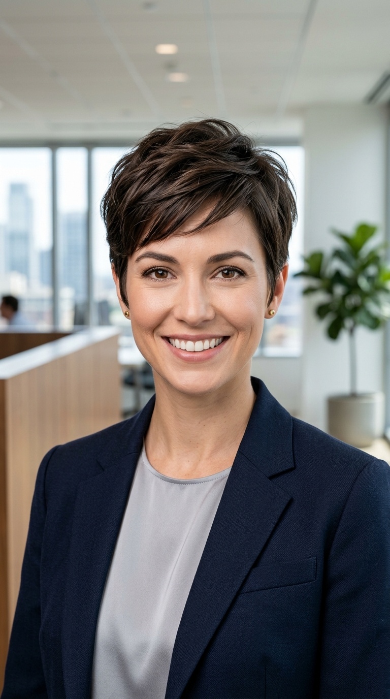 The Textured Pixie Cut