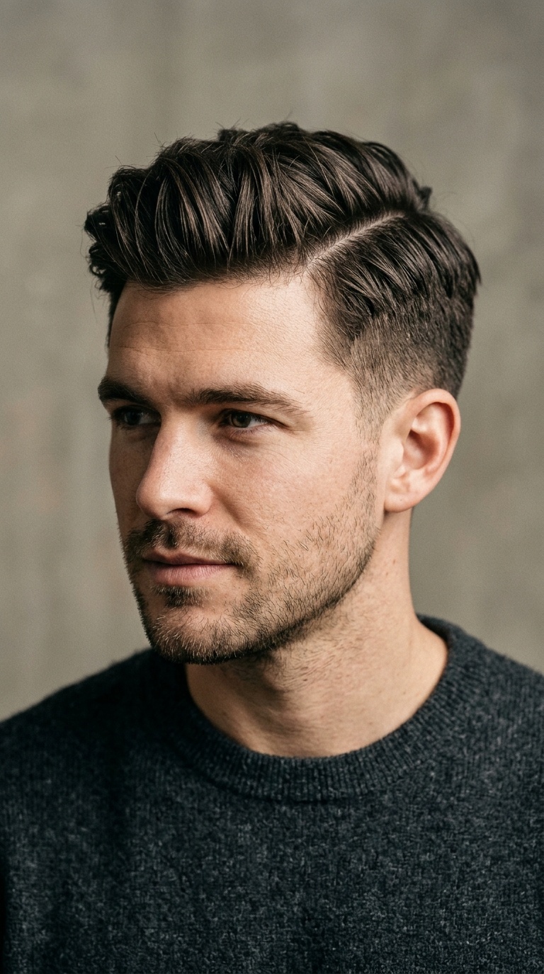 The Textured Side Part