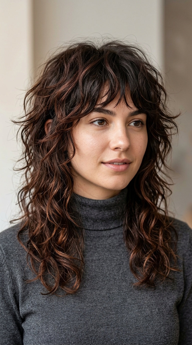 The Textured Wolf Cut