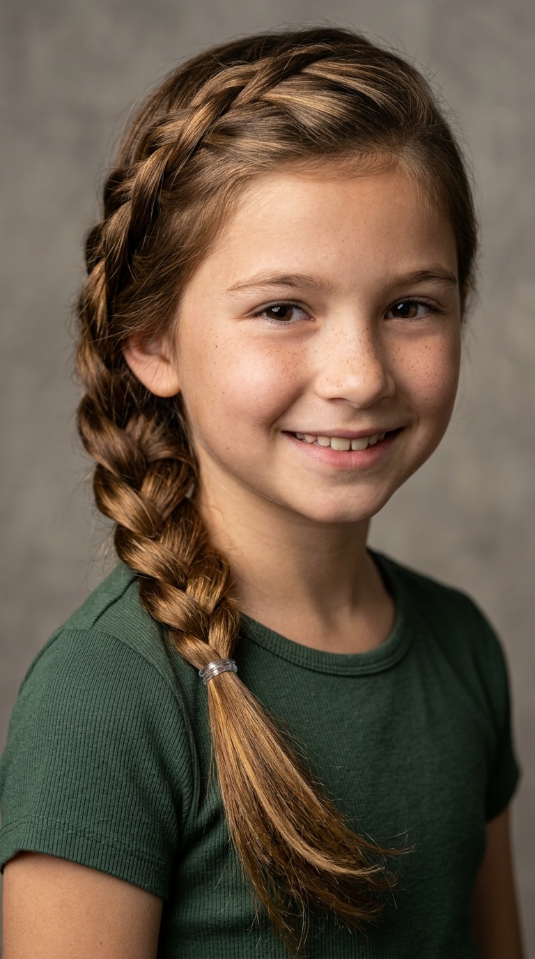 THE THREE-STRAND SIDE BRAID