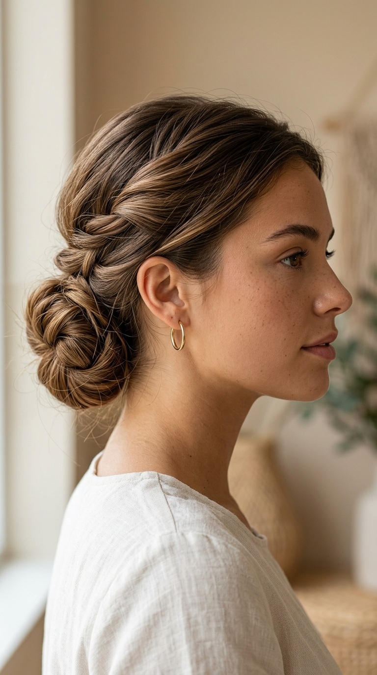 The Topsy Tail Low Bun