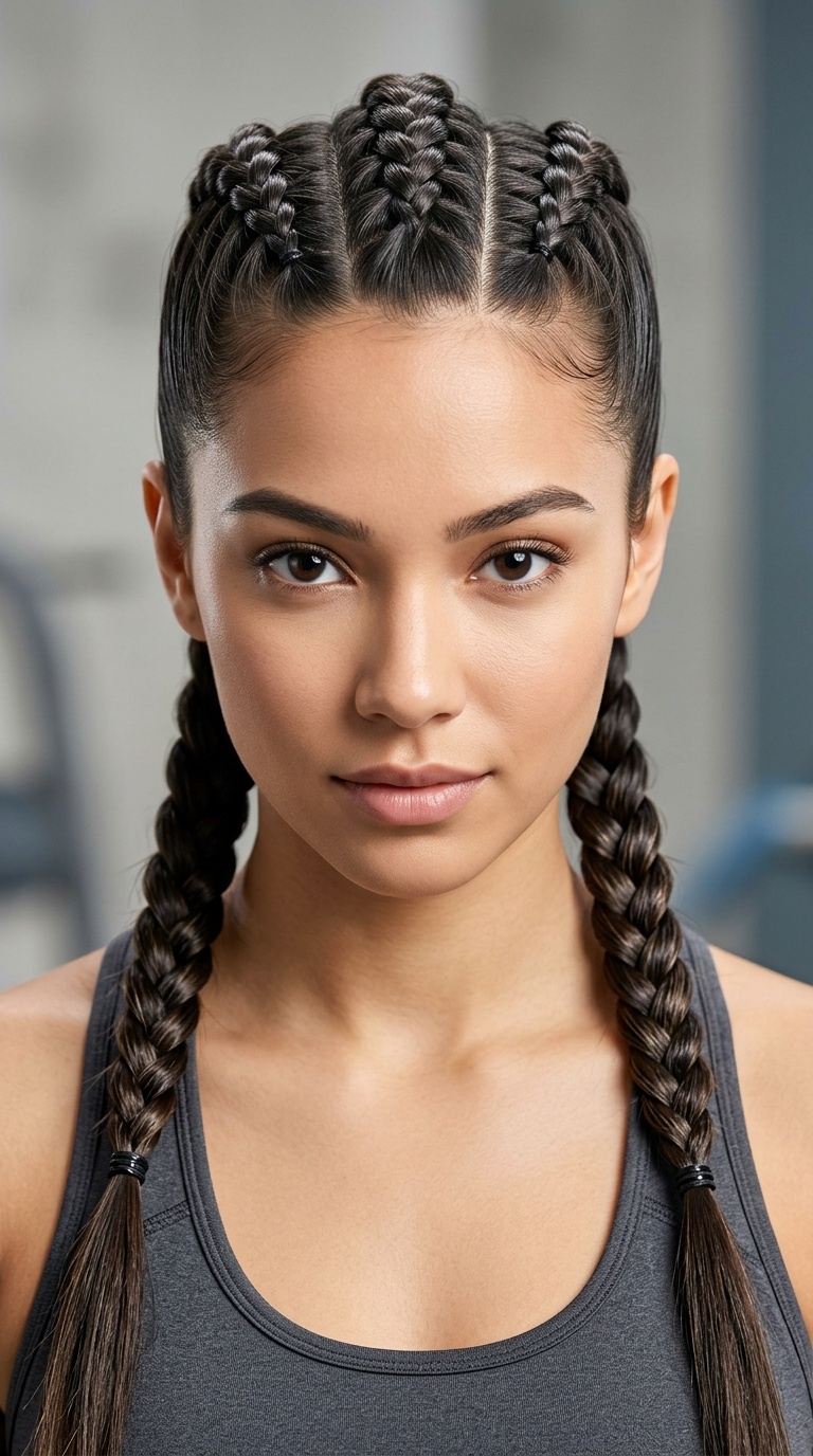 The Triple-Braid Mohawk