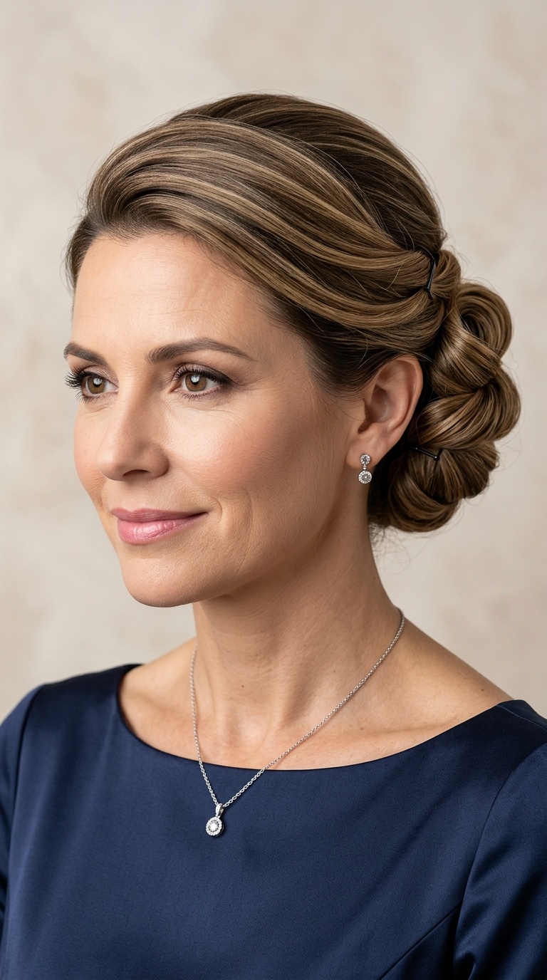 The Triple-Roll Chignon