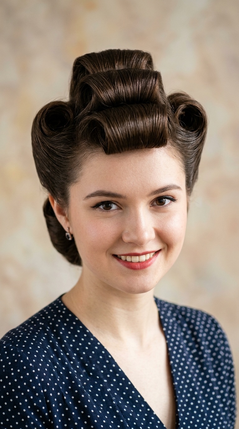 The Triple Roll Mohawk
