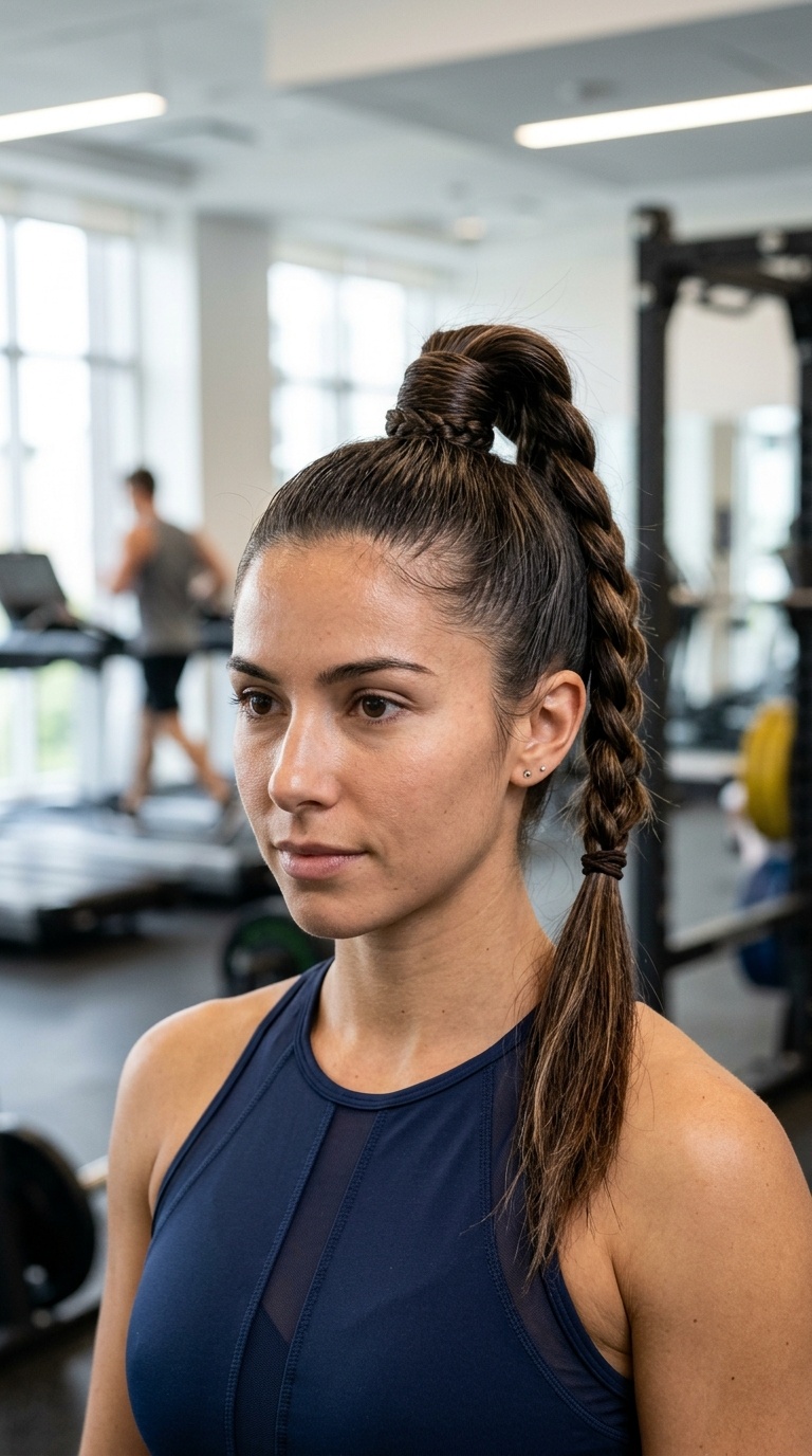 The Triple-Secured High Ponytail