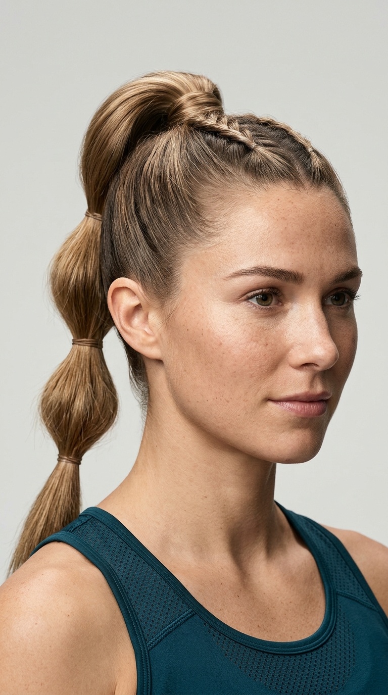 The Triple Threat Tiered Ponytail