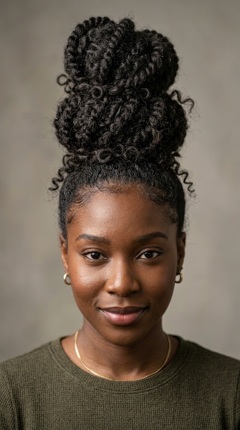 The Triple Tiered Messy Bun