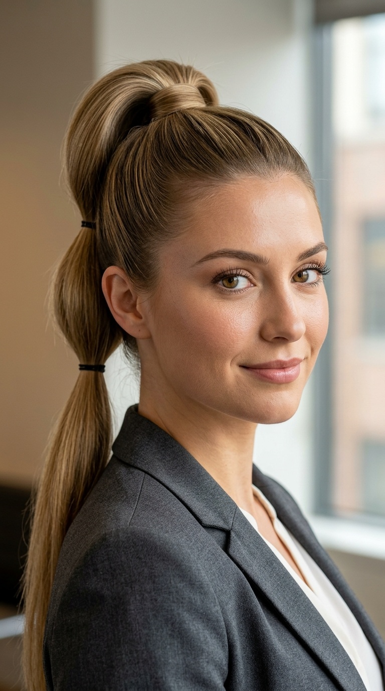 The Triple-Tiered Ponytail