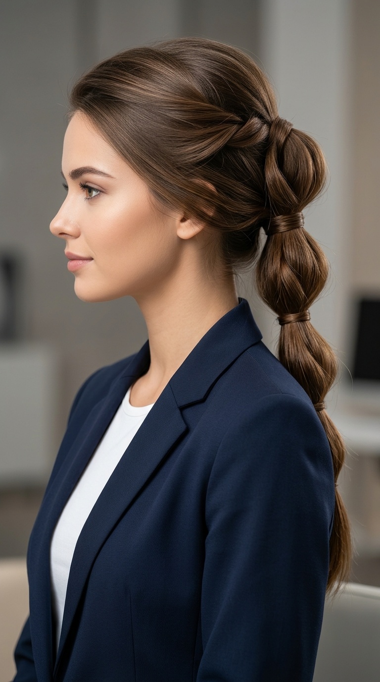 The Triple Tucked Ponytail