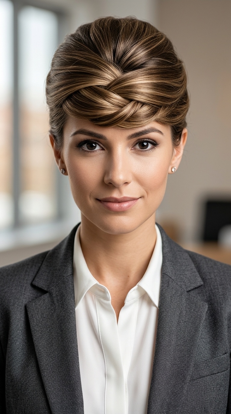 The Triple-Tucked Updo