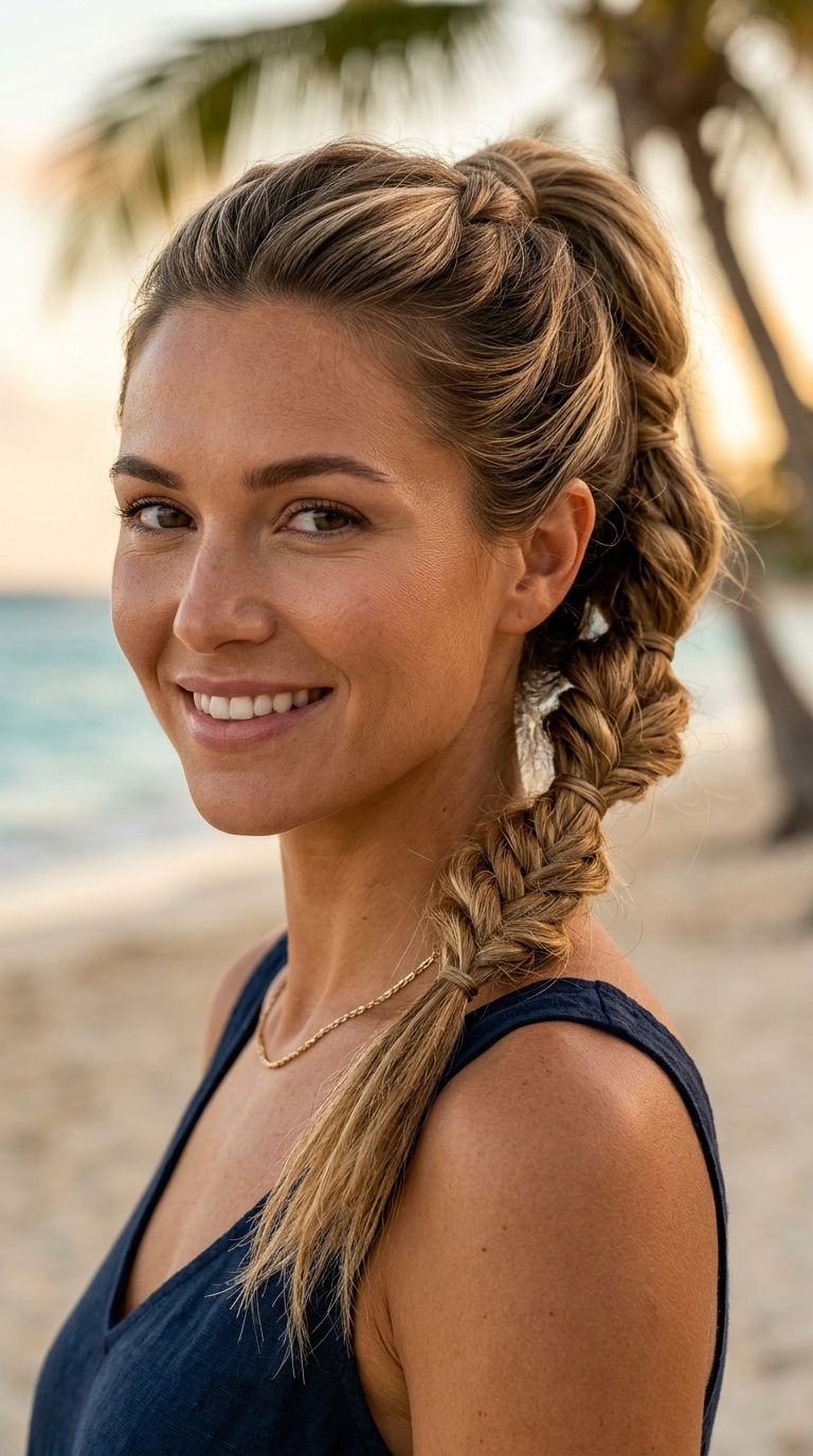 The Triple Twisted Ponytail