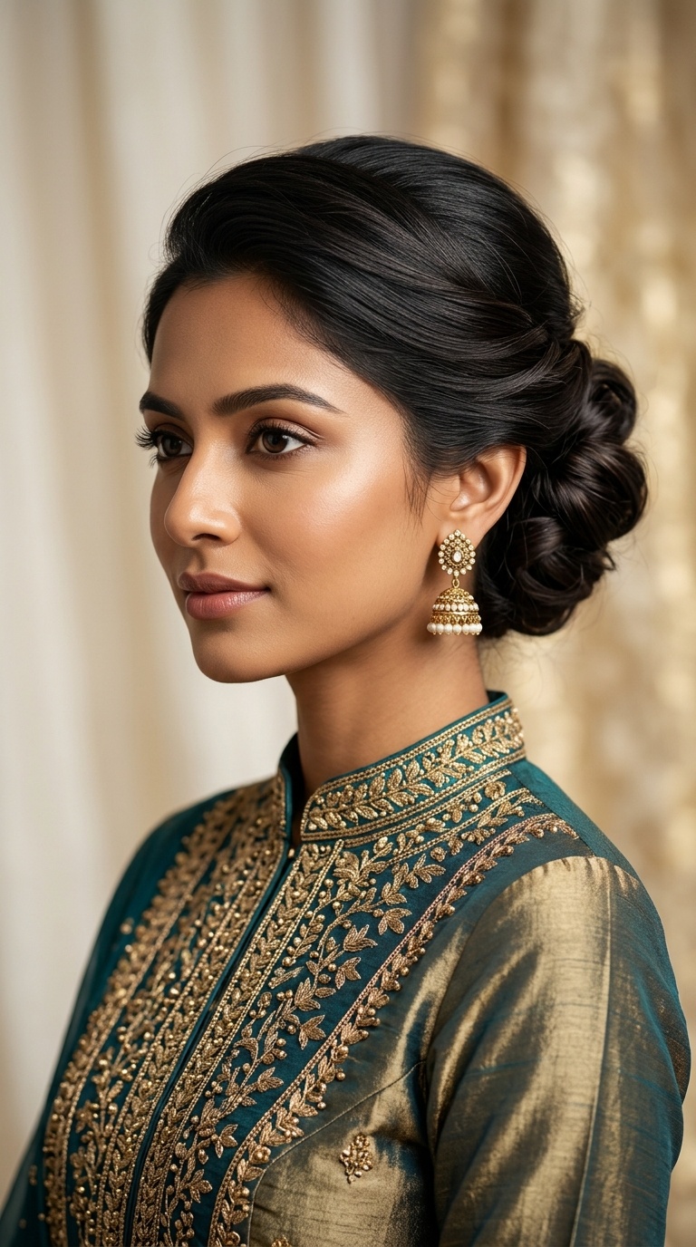 The Tucked-In French Twist Hybrid