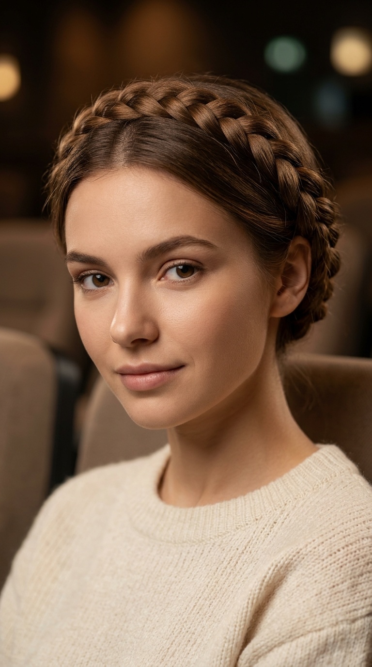 The Tucked-In Halo Braid