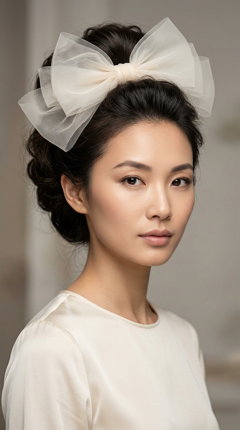 The Tulle Cloud Bow