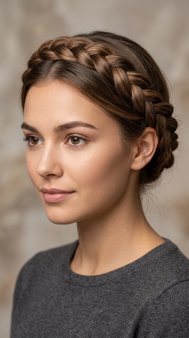 The Twisted Crown Braid