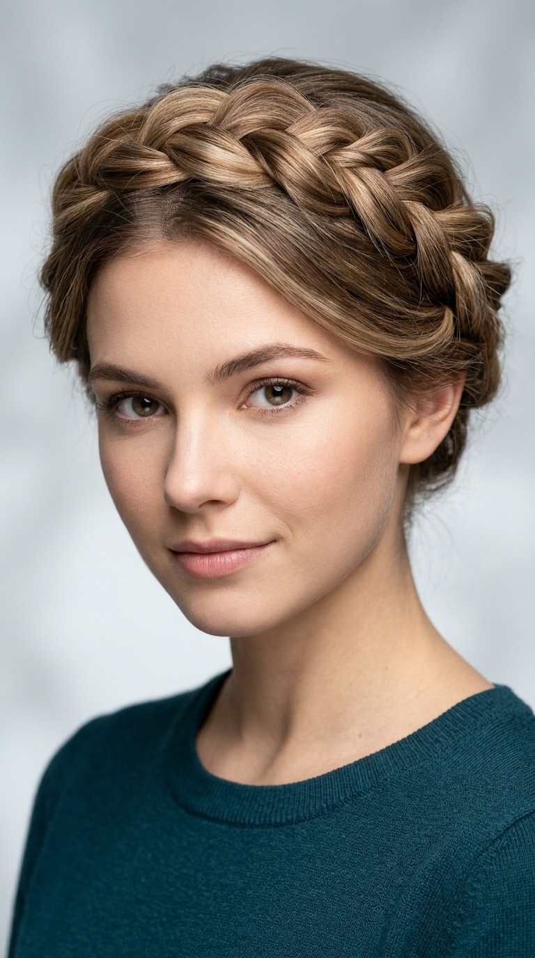 The Twisted Halo Updo