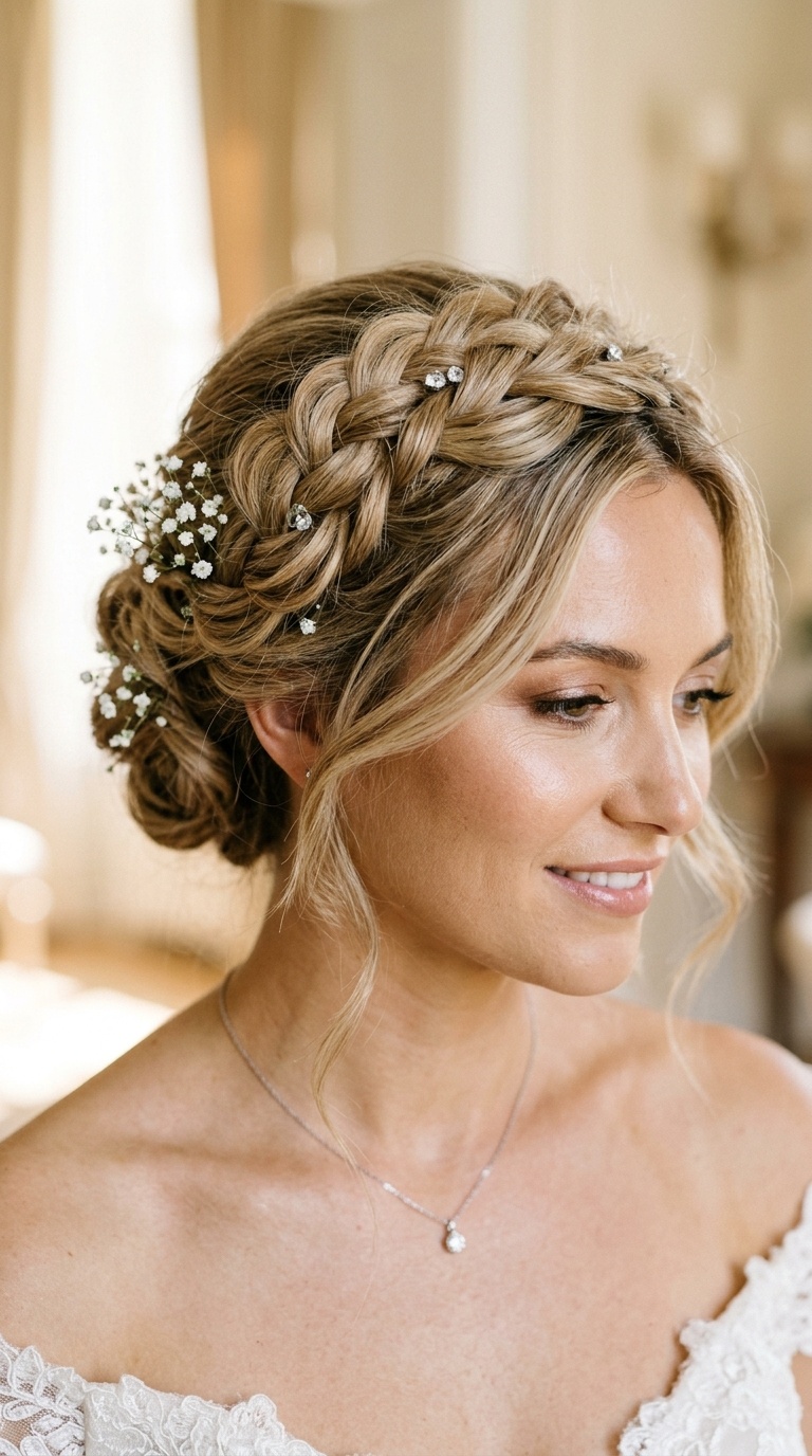 The Twisted Halo Updo
