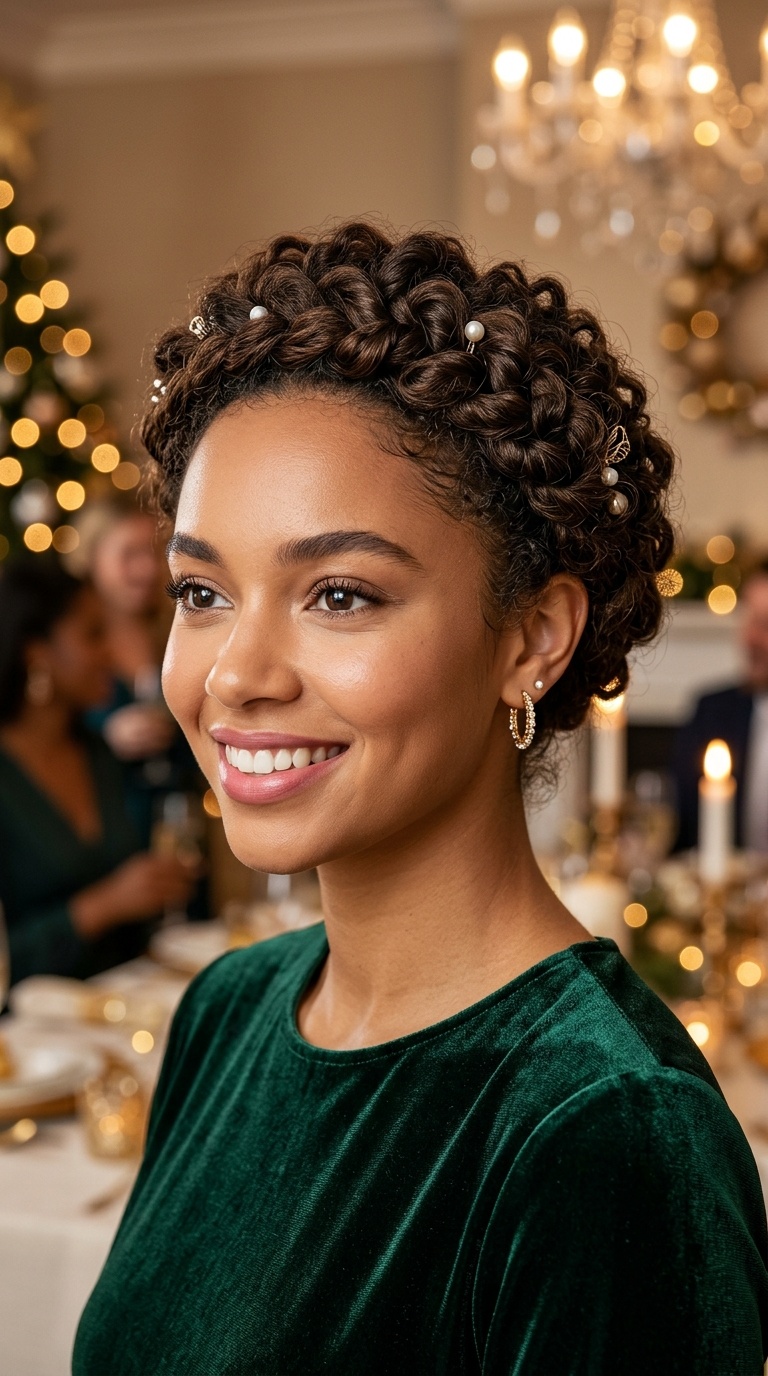 The Twisted Halo Updo