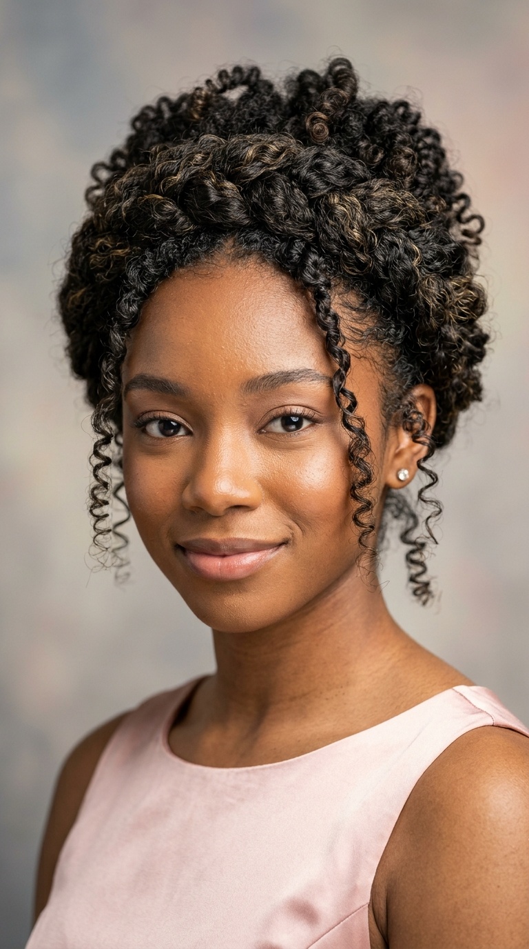 The Twisted Halo Updo