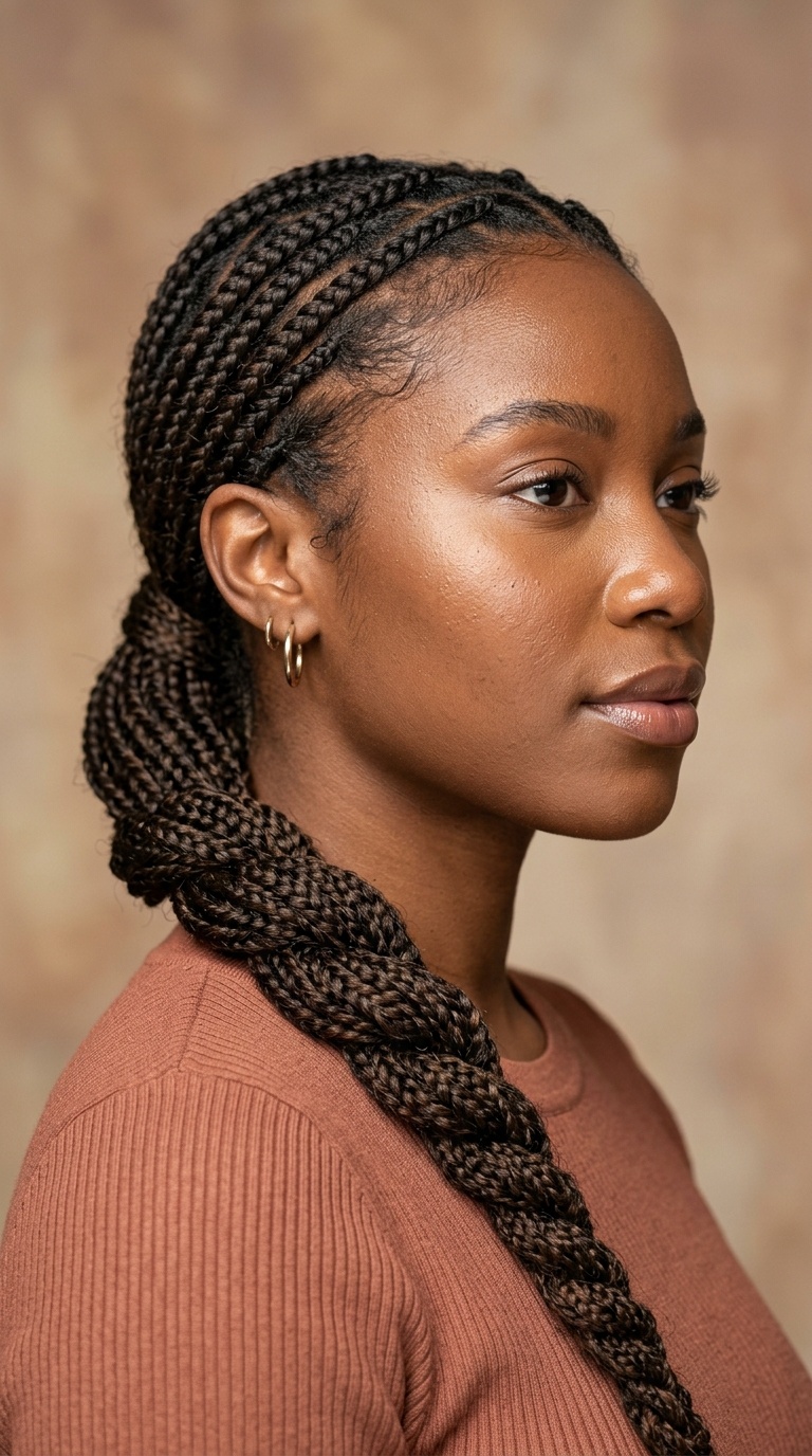 The Twisted Low Ponytail