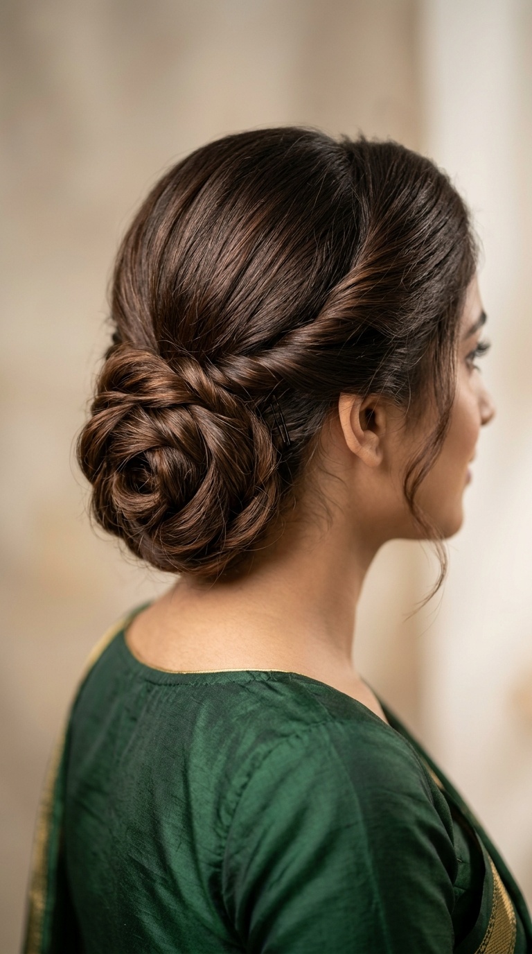 The Twisted Rose Bun