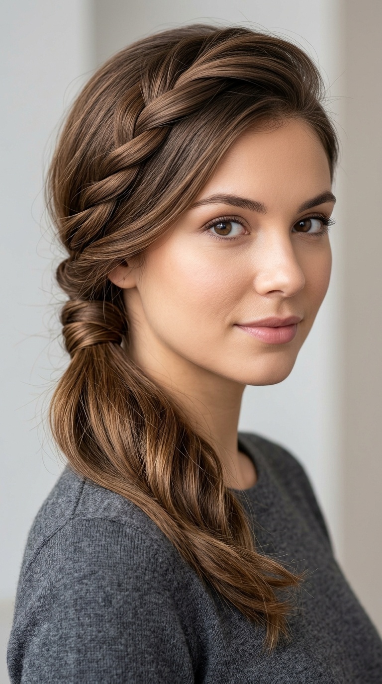 The Twisted Side Ponytail