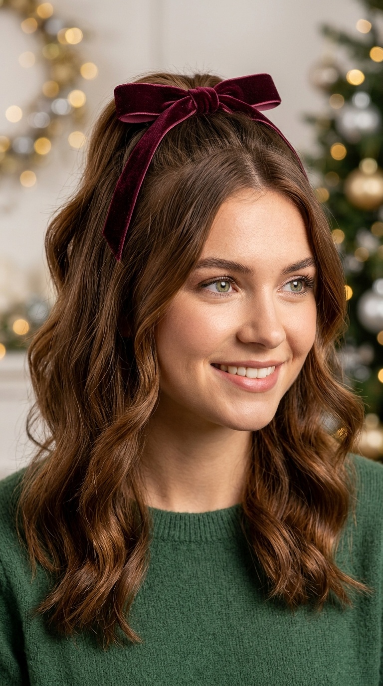 The Velvet Ribbon Half-Up