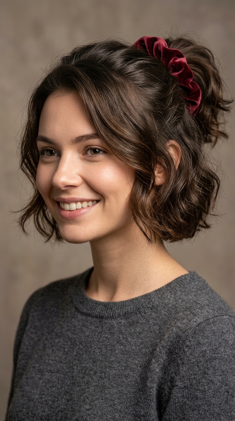 The Velvet Scrunchie Puff
