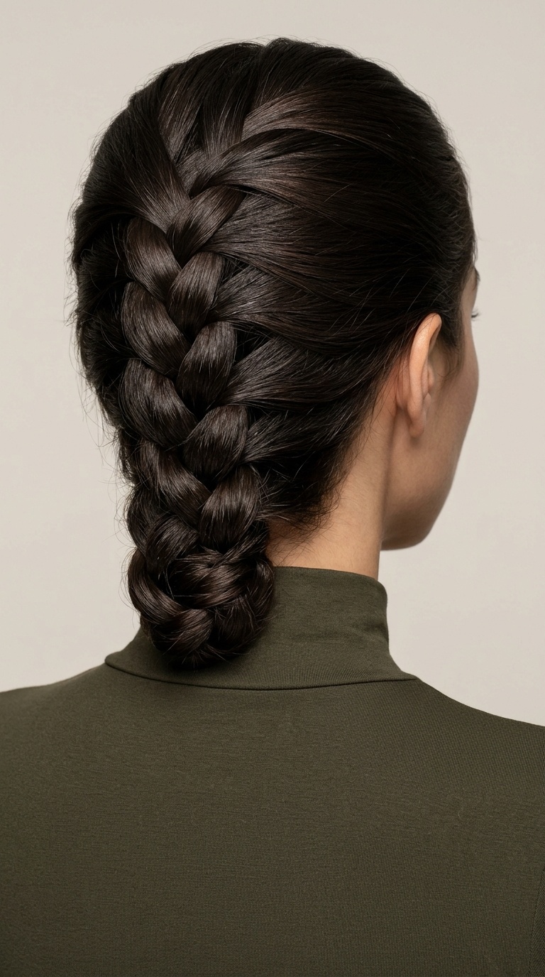 The Vertical Tucked Braid