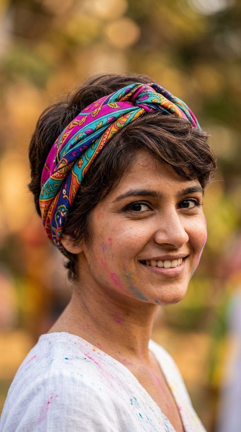 The Vibrant Scarf Wrap