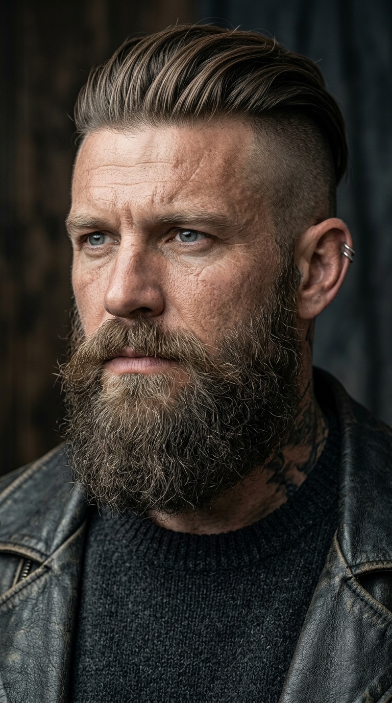 The Viking Undercut + Full Beard