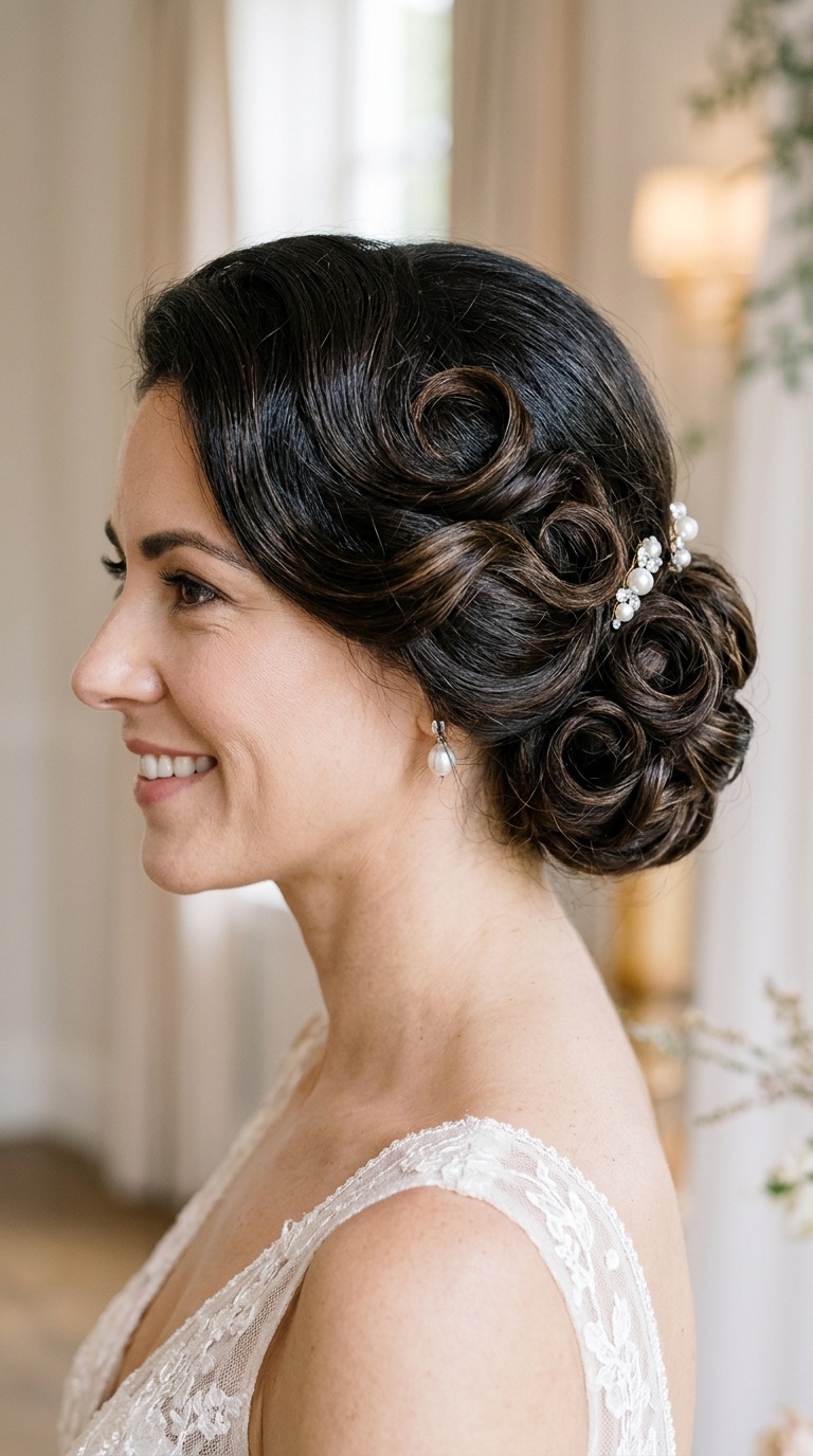The Vintage Pin-Curl Chignon