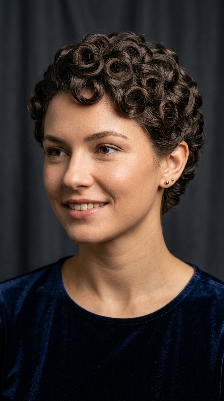The Vintage Pin Curl Crop