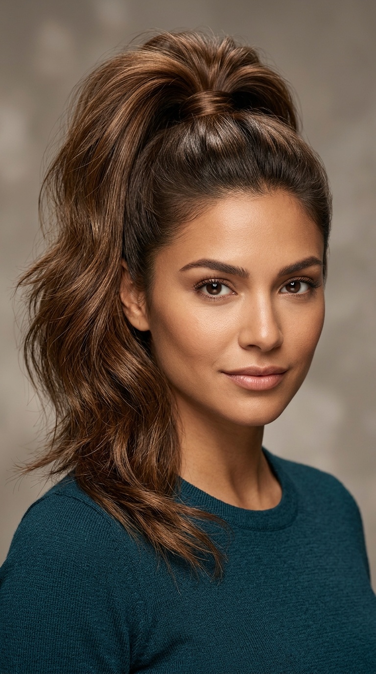 The Volume-Boosted Ponytail