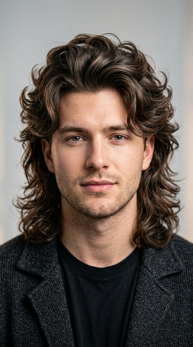 The Voluminous Blowout Mullet
