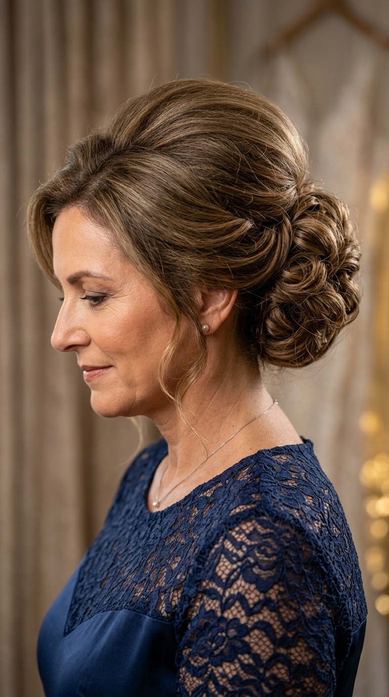 The Voluminous Bouffant Chignon