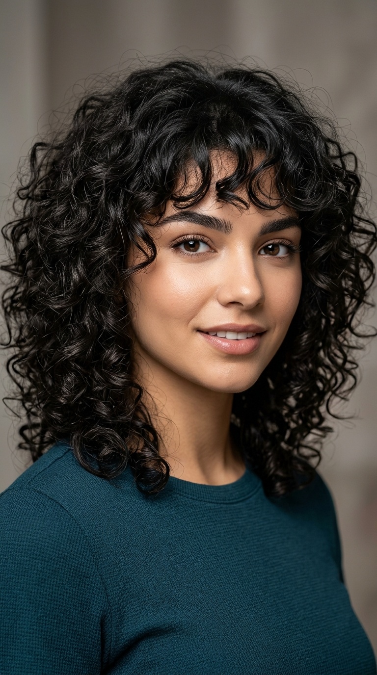 The Voluminous Curly Shag