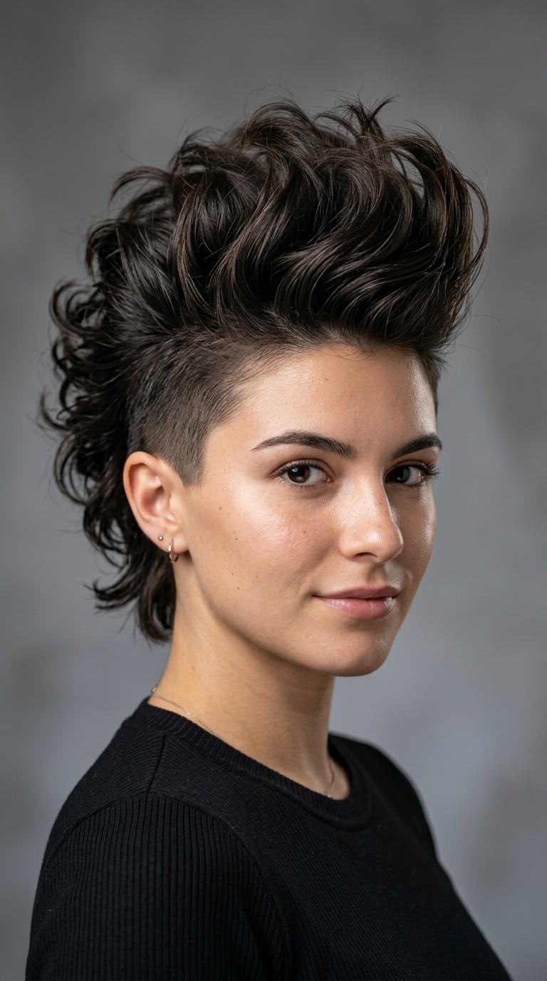 The Voluminous Faux Hawk