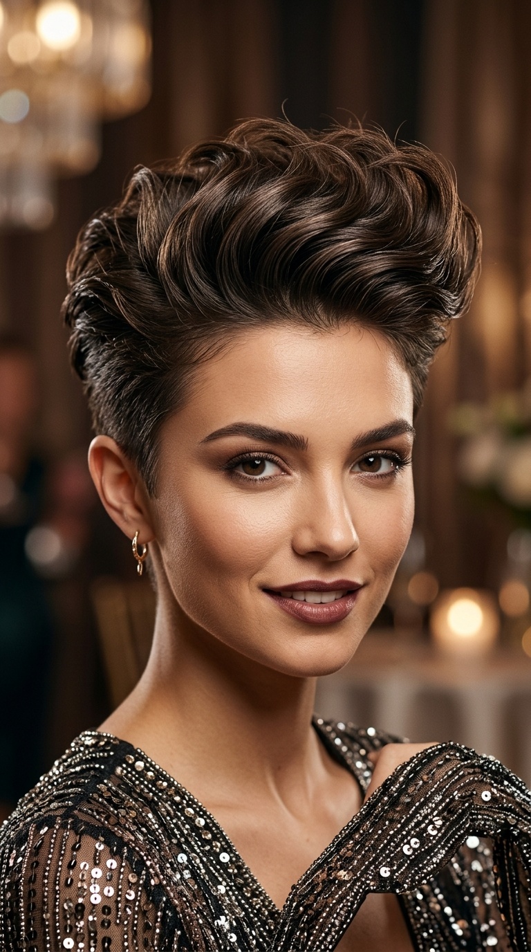 The Voluminous Pixie Quiff