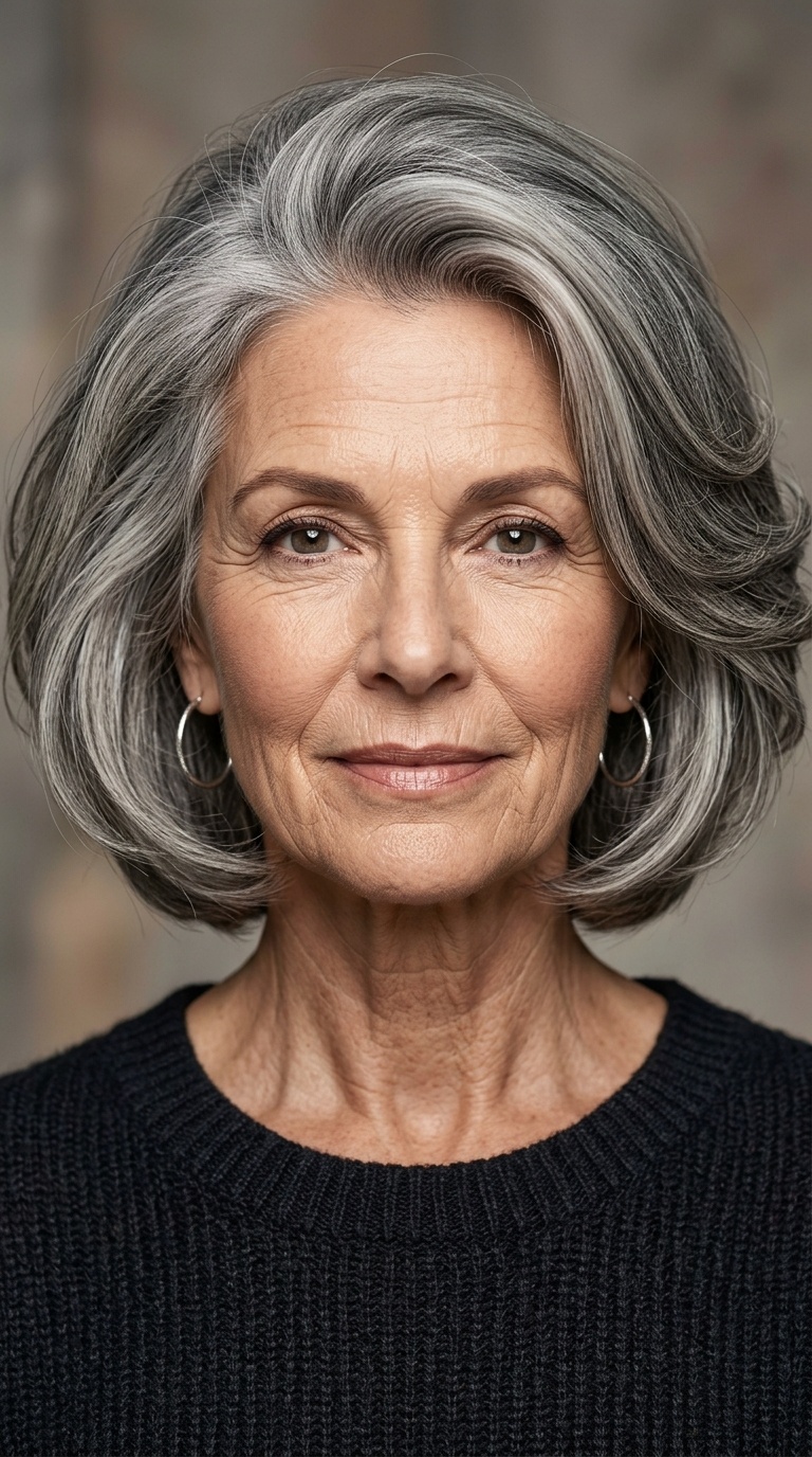 The Voluminous Rounded Bob