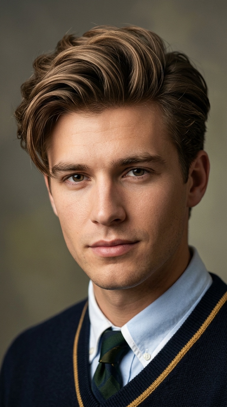 The Voluminous Side-Swept Quiff