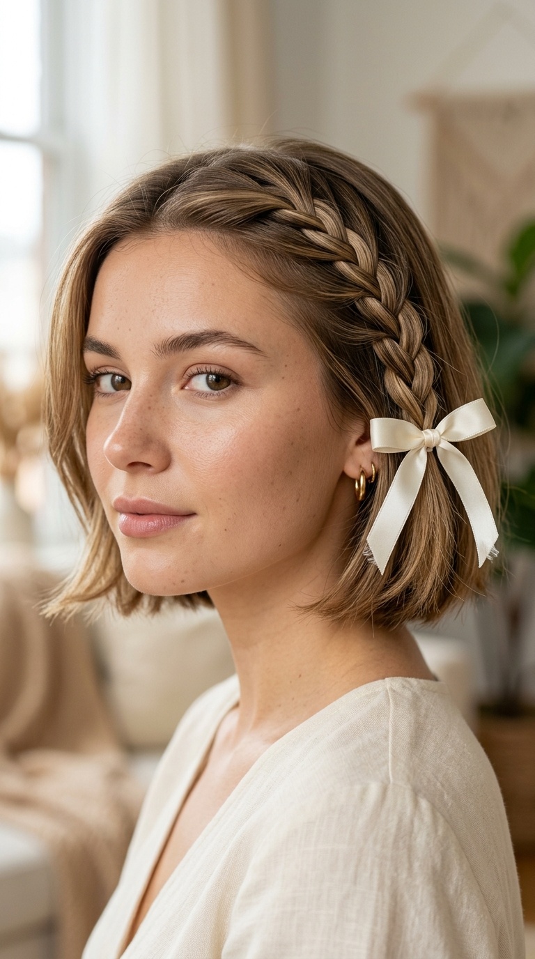 The Waterfall Braid Ribbon Finish