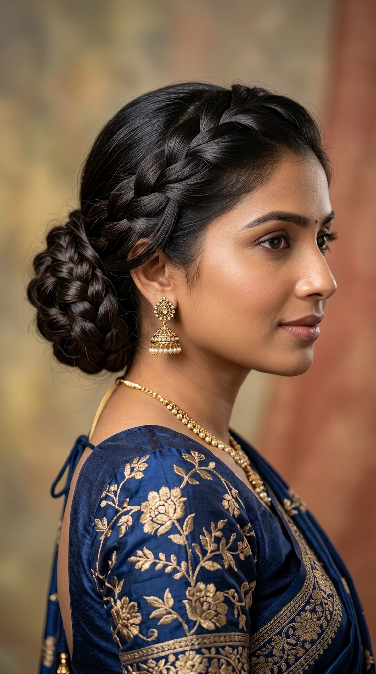 The Waterfall Braided Bun