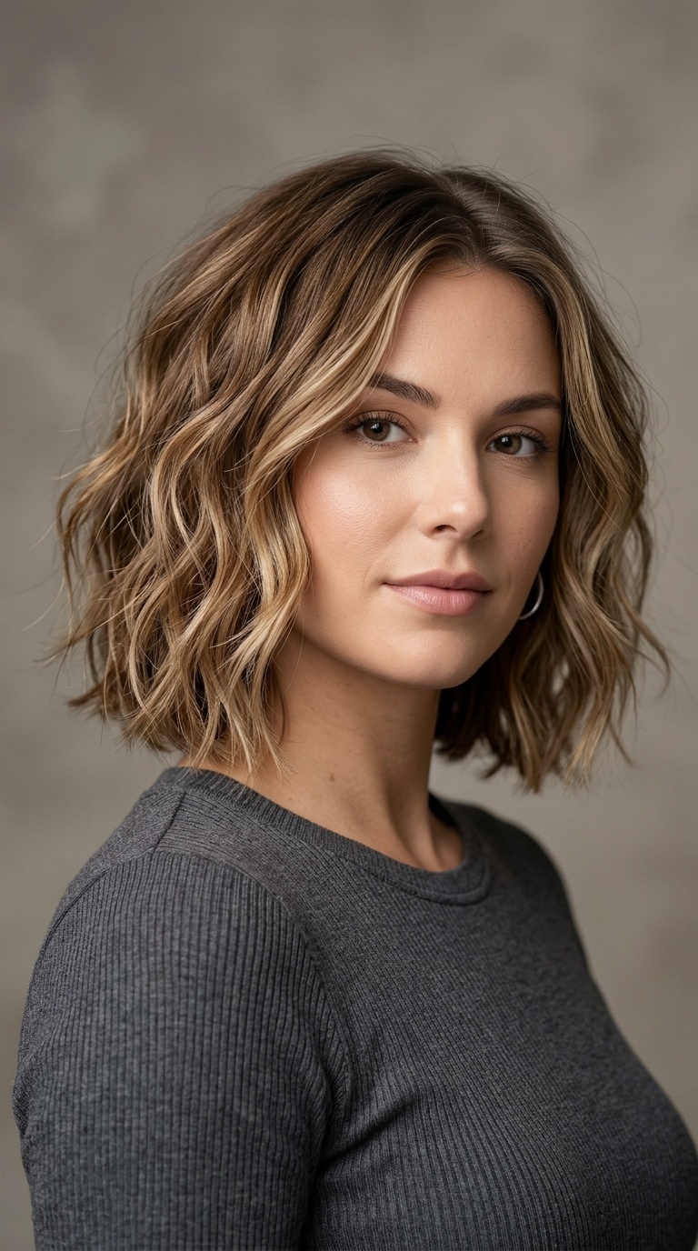 The Wavy Choppy Cut