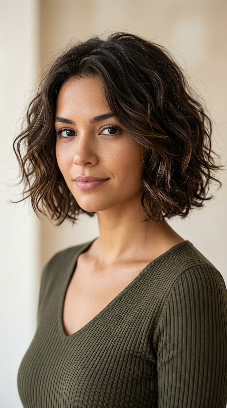 The Wavy French Bob