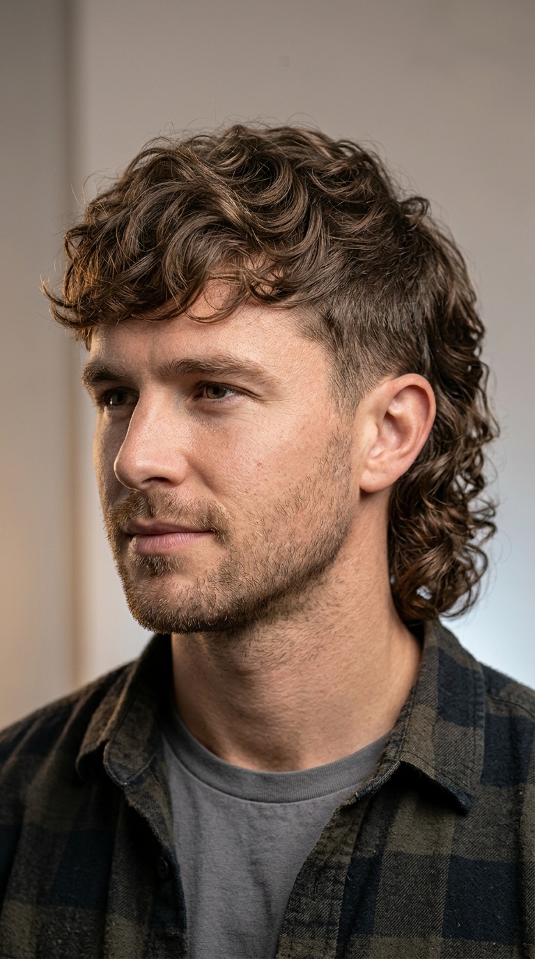 The Wavy Surfer Mullet