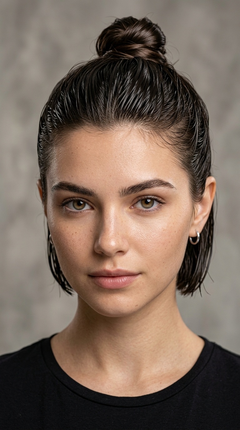 The Wet Half-Up Knot